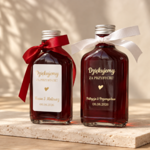 Naklejki złocone na butelki 100 ml